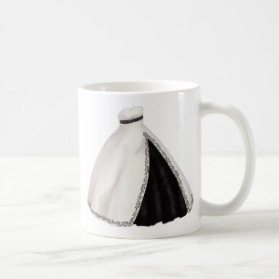 白黒婚礼衣裳 コーヒーマグカップ