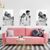 白黒婚約ポートレートの写真 (リビング)