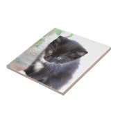 白黒子ネコ タイル (側面)