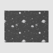 白黒宇宙銀河系スターズネブラ 薄葉紙 (正面)