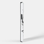 白黒宇宙飛行士の猫 Case-Mate iPhoneケース (裏面 / 右)