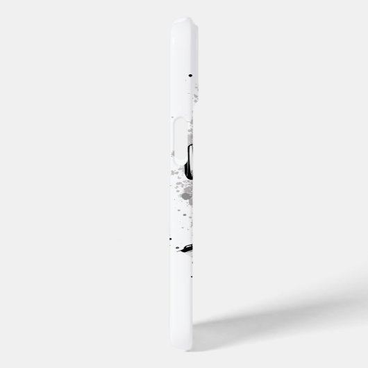 白黒宇宙飛行士の猫 Case-Mate iPhoneケース (裏面 / 右)