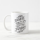 白黒完全なマグよりよい-されます コーヒーマグカップ (左)