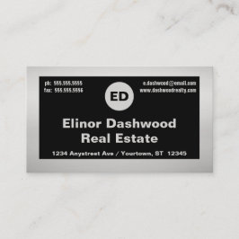 白黒実在屋料 名刺