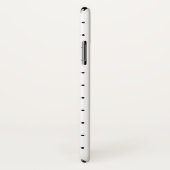 白黒小さい水玉模様パターン Case-Mate iPhoneケース (裏面/右)