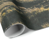 白黒山の風景写真 ラッピングペーパー (ロールコーナー)