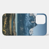 白黒山の風景写真 Case-Mate iPhoneケース (裏面 (横))