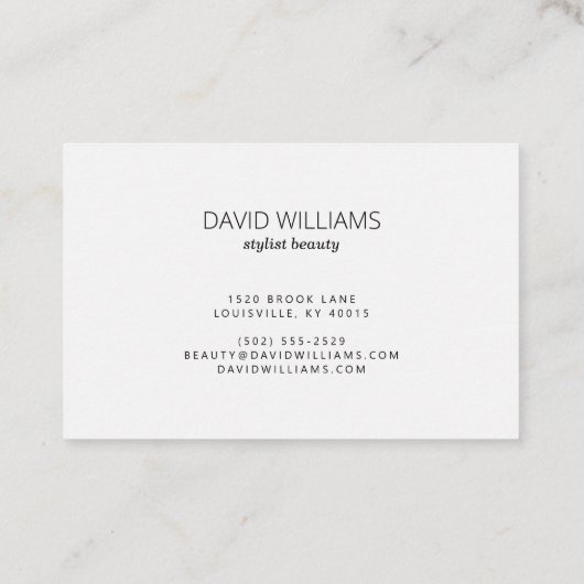 白黒山水彩名刺 名刺 (裏面)