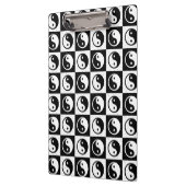 白黒市松模様にイン – ヤンゼンブロックプリント クリップボード (左)