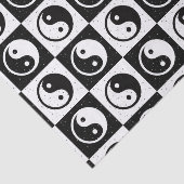 白黒市松模様にイン – ヤンゼンブロックプリント 薄葉紙 (詳細)