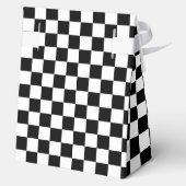 白黒市松模様にチェックパターン フェイバーボックス (裏面)