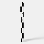 白黒市松模様にチェックパターン Case-Mate iPhoneケース (裏面 / 左)