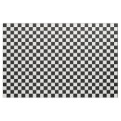 白黒市松模様にブロックパターン ファブリック (ヤード)