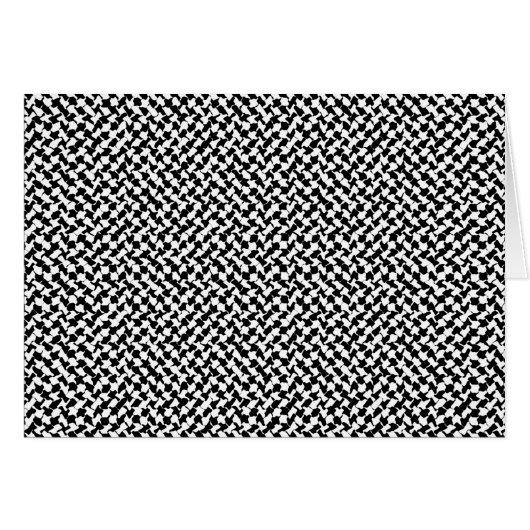 白黒市松模様にボード (正面横)