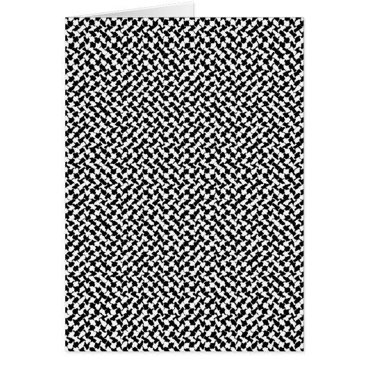 白黒市松模様にボード (正面)