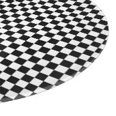 白黒市松模様に カッティングボード (角)