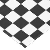 白黒市松模様に テーブルクロス (アングル)