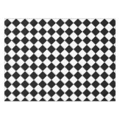 白黒市松模様に- テーブルクロス (正面(横))