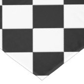 白黒市松模様に- テーブルクロス (アングル)