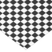白黒市松模様に テーブルクロス (アングル)