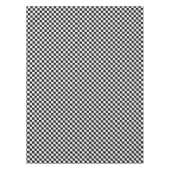 白黒市松模様に テーブルクロス (正面)