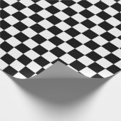 白黒市松模様に ラッピングペーパー (角)