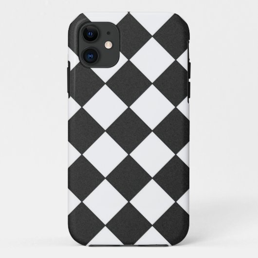 白黒市松模様に Case-Mate iPhoneケース (裏面)