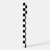 白黒市松模様に iPhoneケース (右側面)