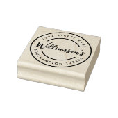 白黒市街地所在地スタンプ ラバースタンプ (スタンプ)