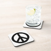 白黒平和記号 コースター (右側)