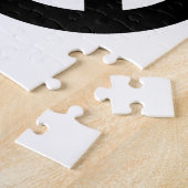 白黒平和記号 ジグソーパズル (側面)