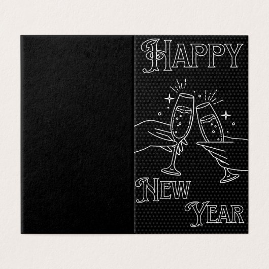 白黒年賀状25pk (外部フラット)