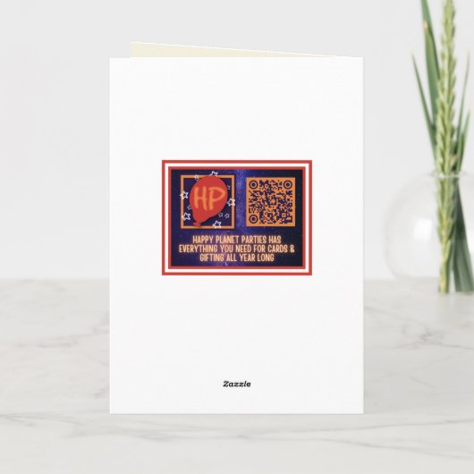 白黒年賀状 カード (裏面)