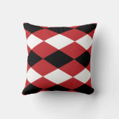 白黒幾何学ダイヤモンド クッション (裏面)