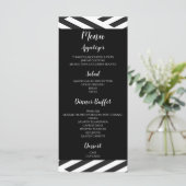 白黒幾何学的な卒業メニュー メニュー (スタンド正面)