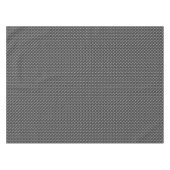 白黒幾何学的アートデコプリント テーブルクロス (正面(横))