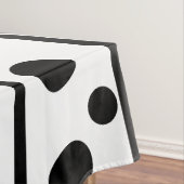 白黒幾何学的パターン テーブルクロス (インサイチュ)