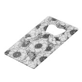 白黒庭園 クレジットカード栓抜き (正面アングル)