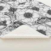 白黒庭園 シェルパブランケット (3/4)