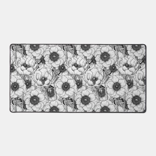 白黒庭園 デスクマット (正面)