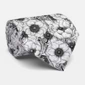 白黒庭園 ネクタイ (ロール)
