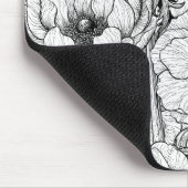 白黒庭園 マウスパッド (コーナー)