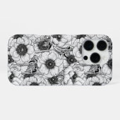 白黒庭園 iPhoneケース (裏面横)