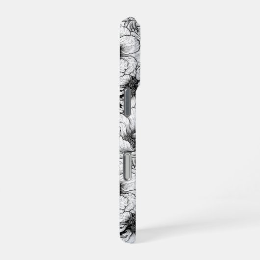 白黒庭園 iPhoneケース (右側面)