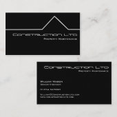 白黒建築名刺 名刺 (正面/裏面)