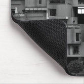 白黒建築 マウスパッド (コーナー)