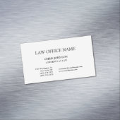 白黒弁護士名刺 マグネット名刺 (インサイチュ)