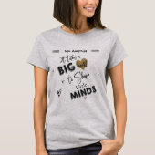 白黒引用文先生評価ハート名 Tシャツ (正面)