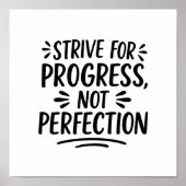 白黒引用文 やる気を起こさせる ポスター (正面)