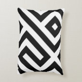 白黒当惑はパターン枕を並べます アクセントクッション (裏面(縦))